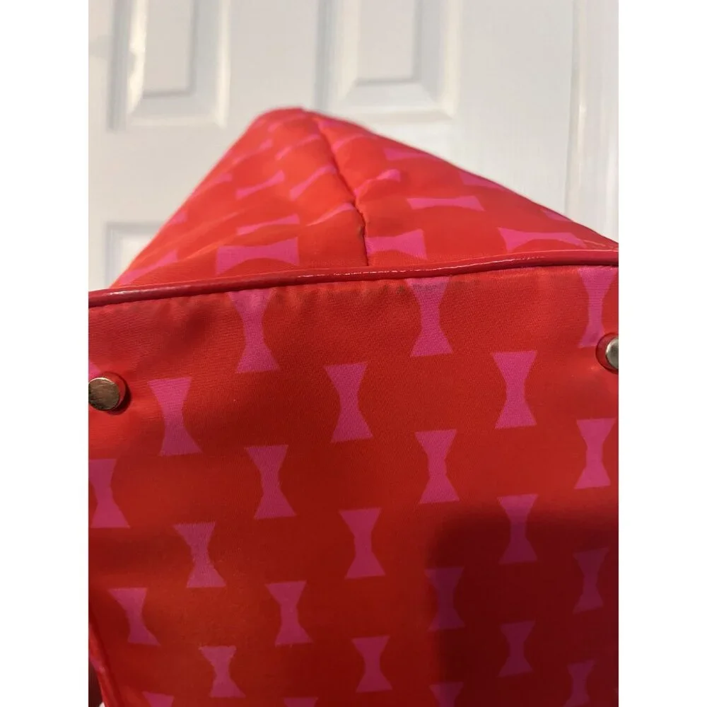 Kate Spade New York Bow‎ Shoppe Red and Pink Harmony Baby Bag